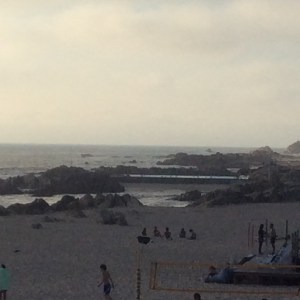 Beach in the evening 