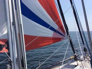 progress under cruising chute