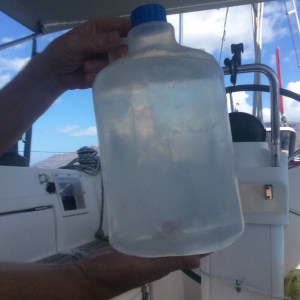 First water maker water